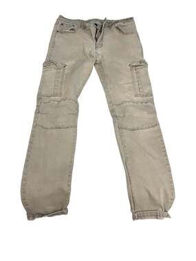 Jetlag Cargo Pants Khaki Green Stretch Urban